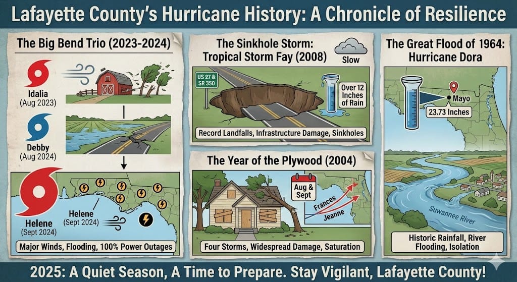 2025 Hurricane Season Ends: US Avoids Landfall as Lafayette County Reflects on Storm History