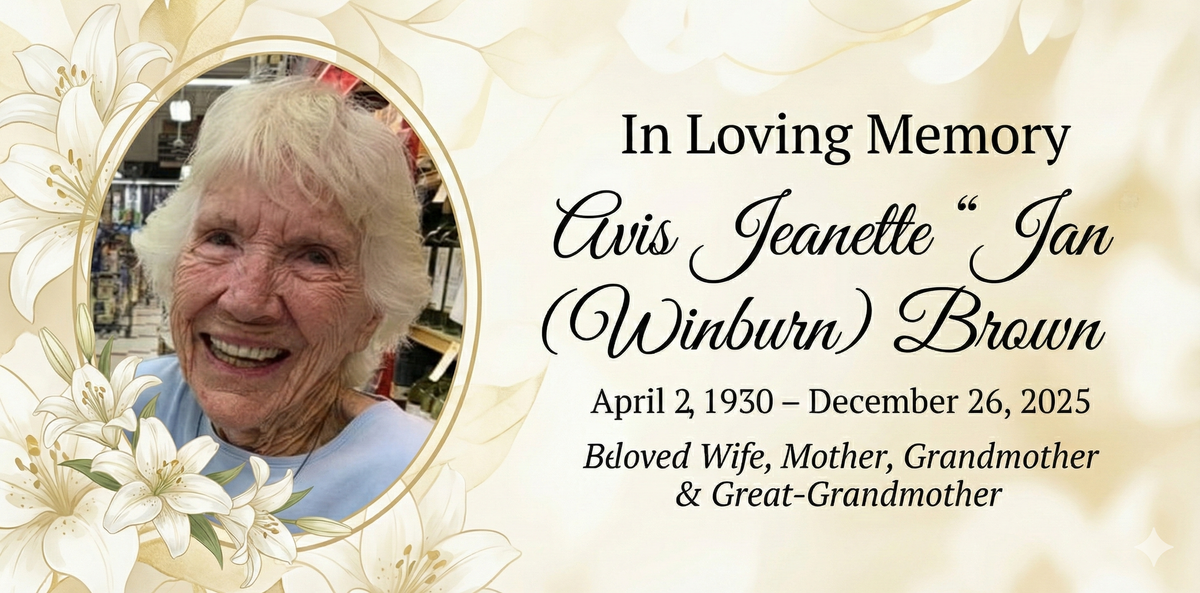 A. Jeanette "Jan" Brown Obituary