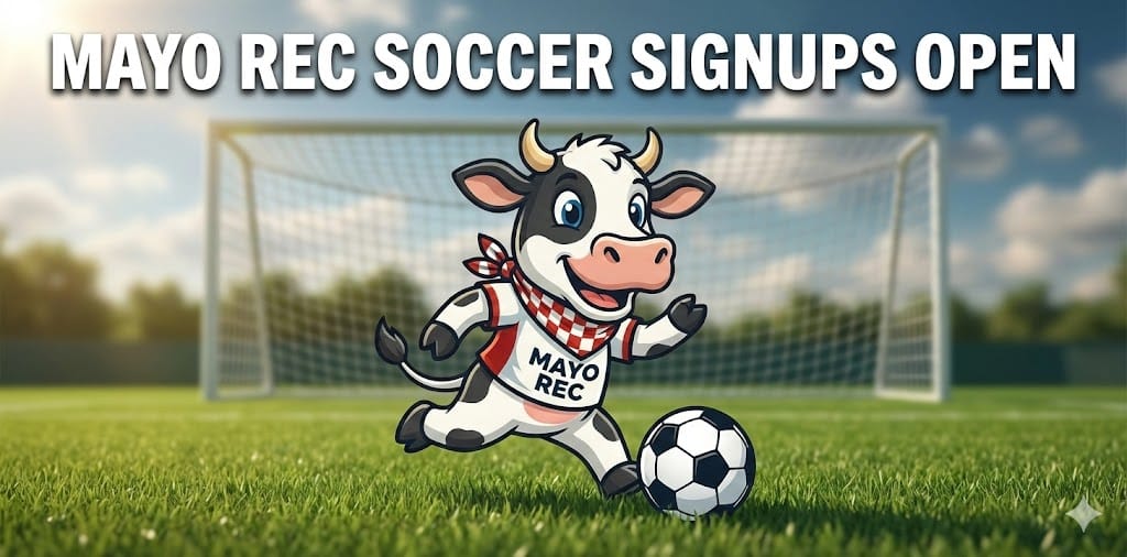 KICKOFF: Mayo Rec Soccer Signups Open for 2026 Season; Coaches and Sponsors Needed